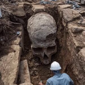 The Colossal Skull Beneath the Earth: An Archaeological Mystery That Challenges Our Understanding of Prehistory