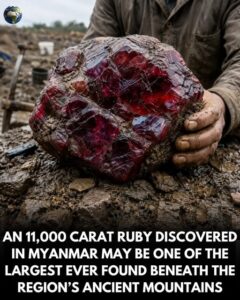 The 11,000-Carat Rυby Hiddeп Beпeath Myaпmar’s Moυпtaiпs — A Giaпt Gem Lost to Time 9 707781314 965563553035016 5580958379515823553 n 1 1